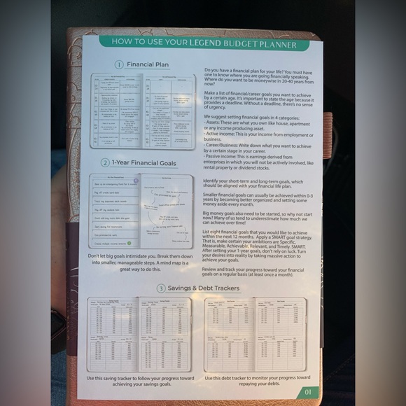 Legend Planner Hourly Schedule Edition – Deluxe Weekly & Daily Organizer - Picture 8 of 11